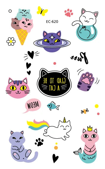 Temporary Tattoos, Space Kitties