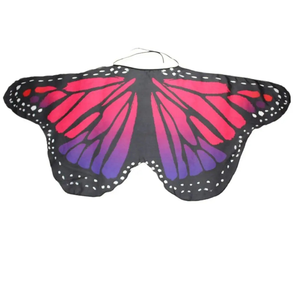 Colorful Butterfly Wings Cosplay Cape