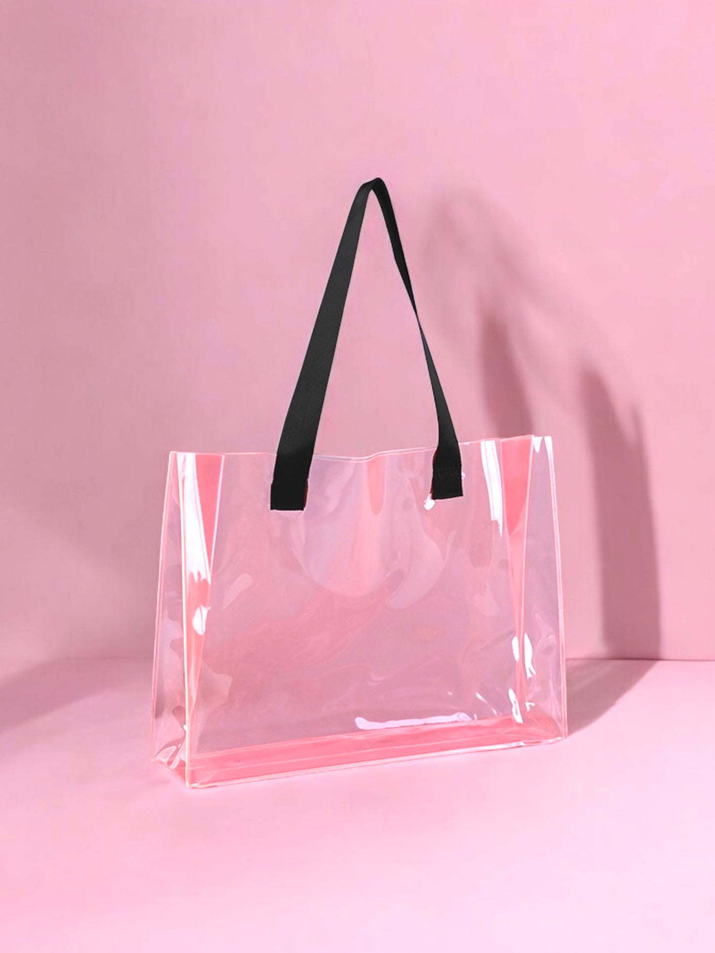 Transparent Clear Tote Beach Bag