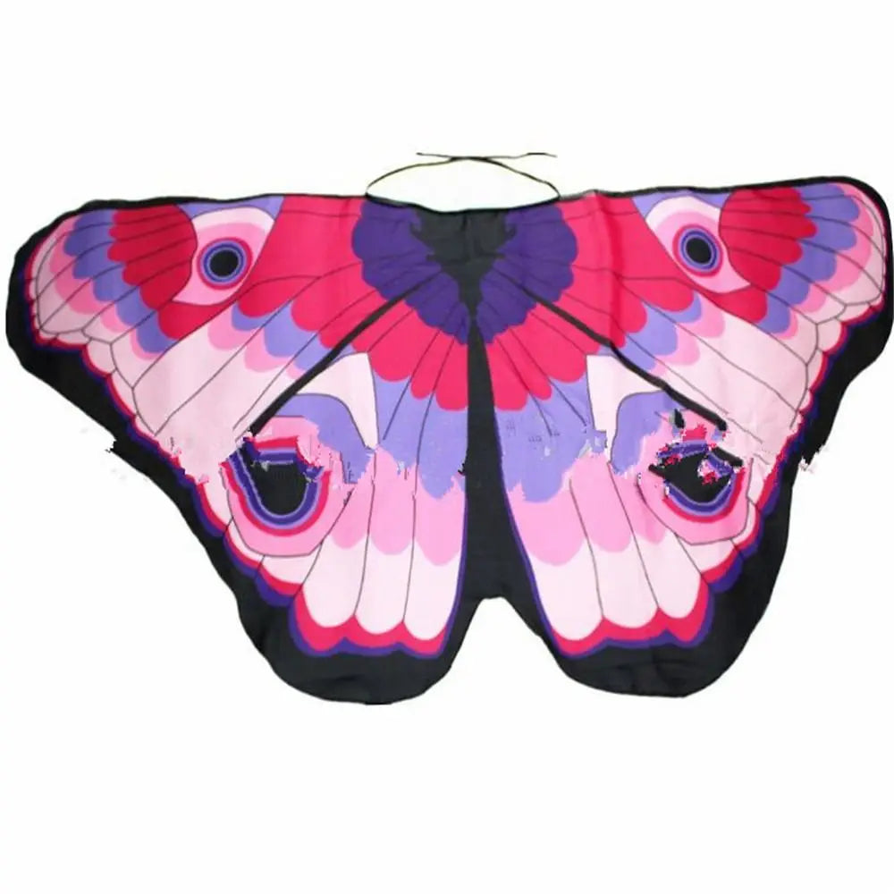 Colorful Butterfly Wings Cosplay Cape