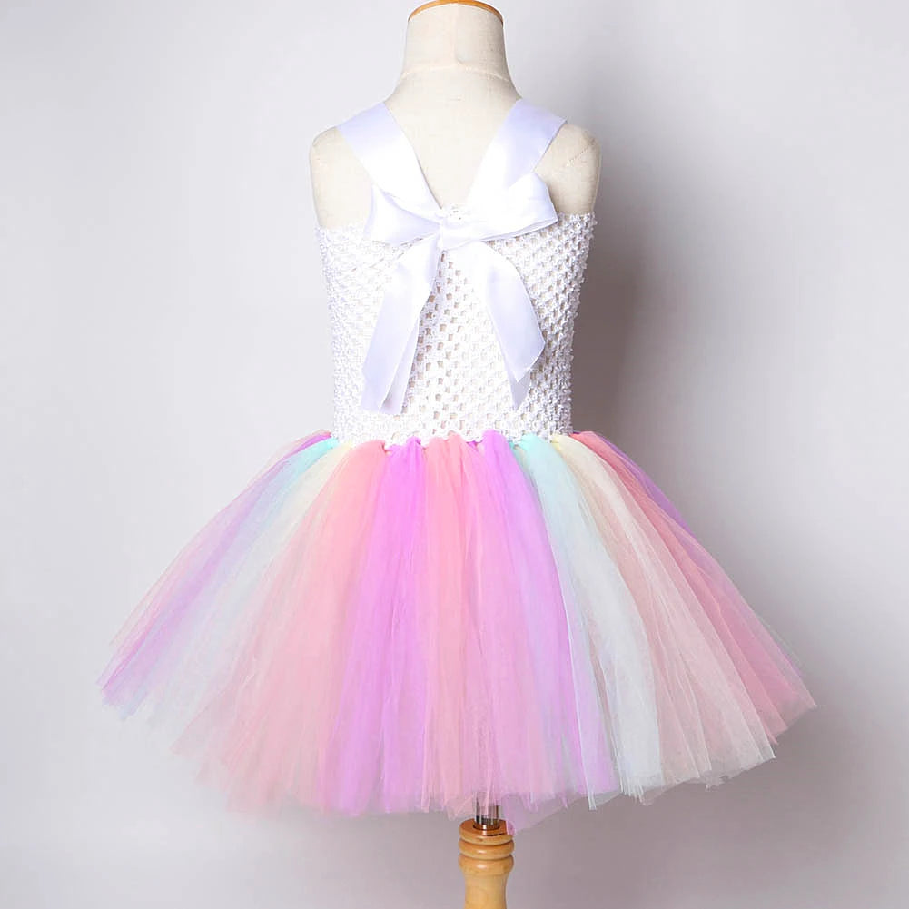 Pastel Unicorn Tutu Dress Cosplay Costume