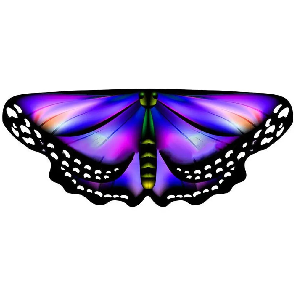 Colorful Butterfly Wings Cosplay Cape