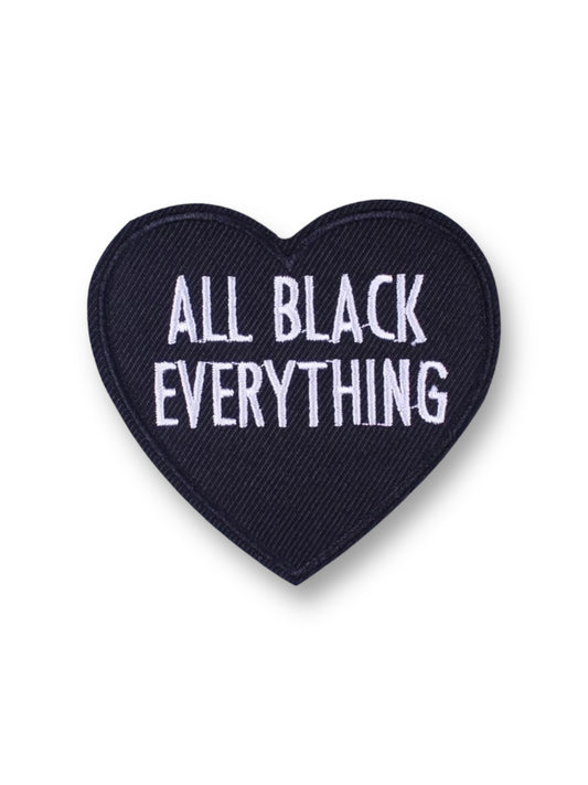 Embroidered Patch, All Black Everything