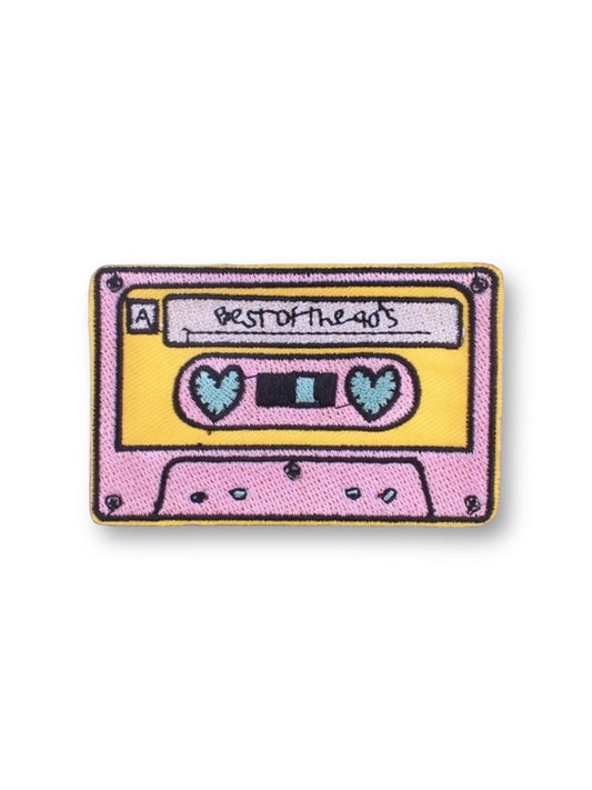 Embroidered Patch, 90s Cassette Tape