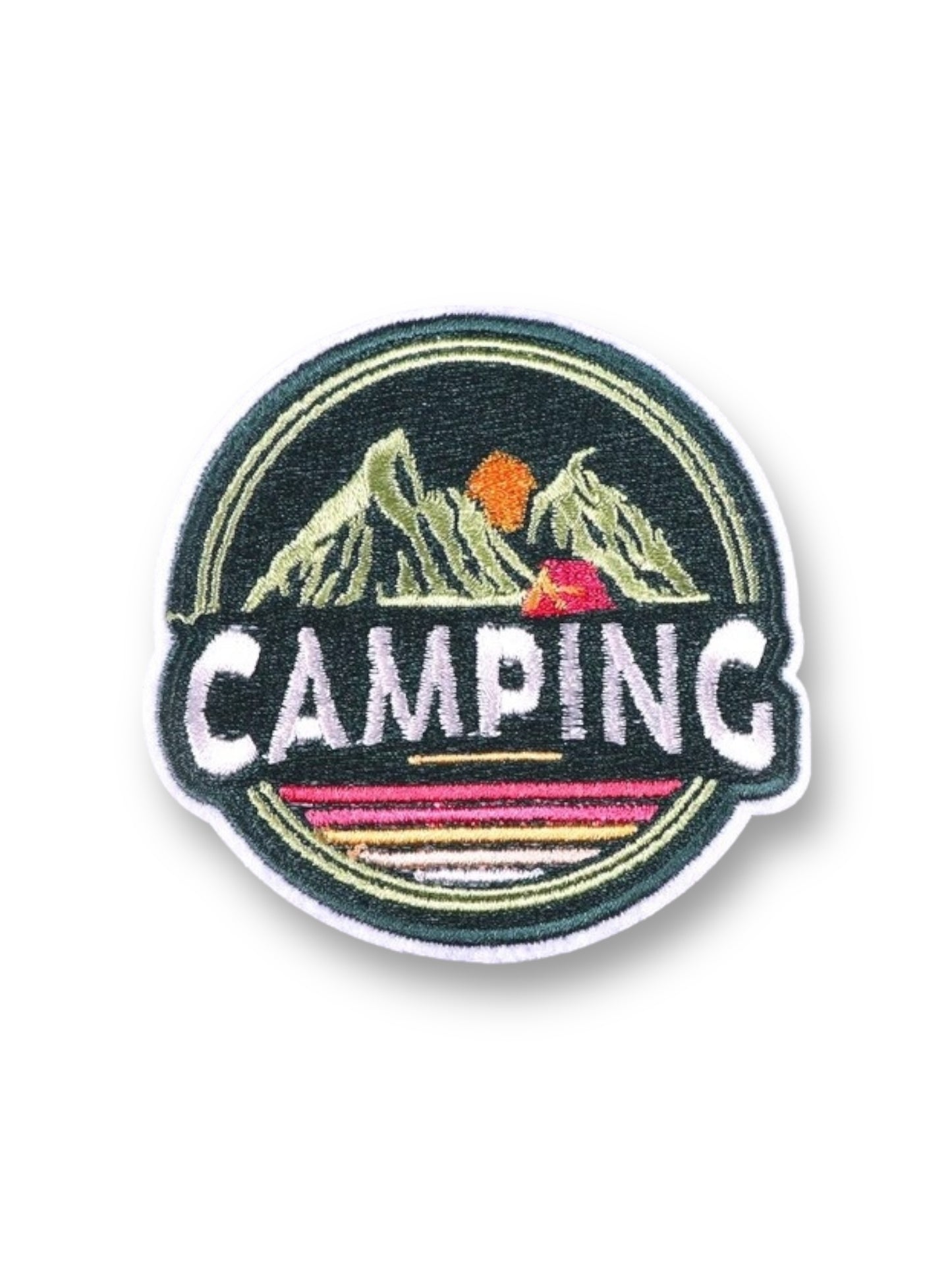 Embroidered Patch, Camping Badge