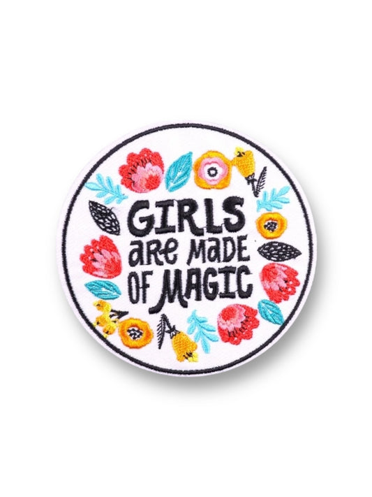 Embroidered Patch, Girls are Magic