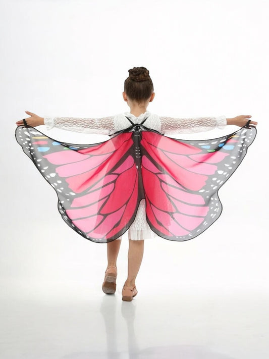 Colorful Butterfly Wings Cosplay Cape