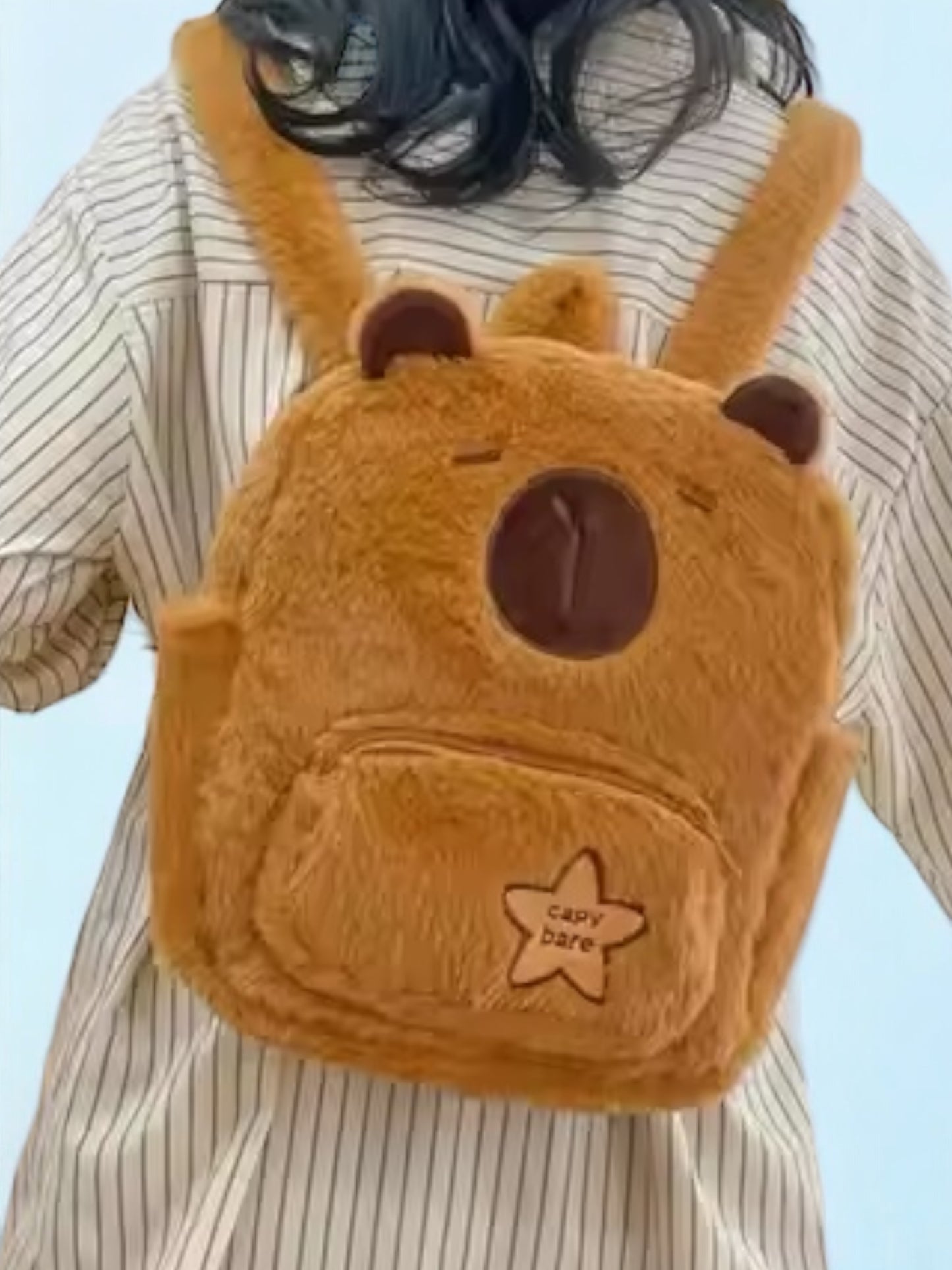 Capybara Pal Plush Backpack