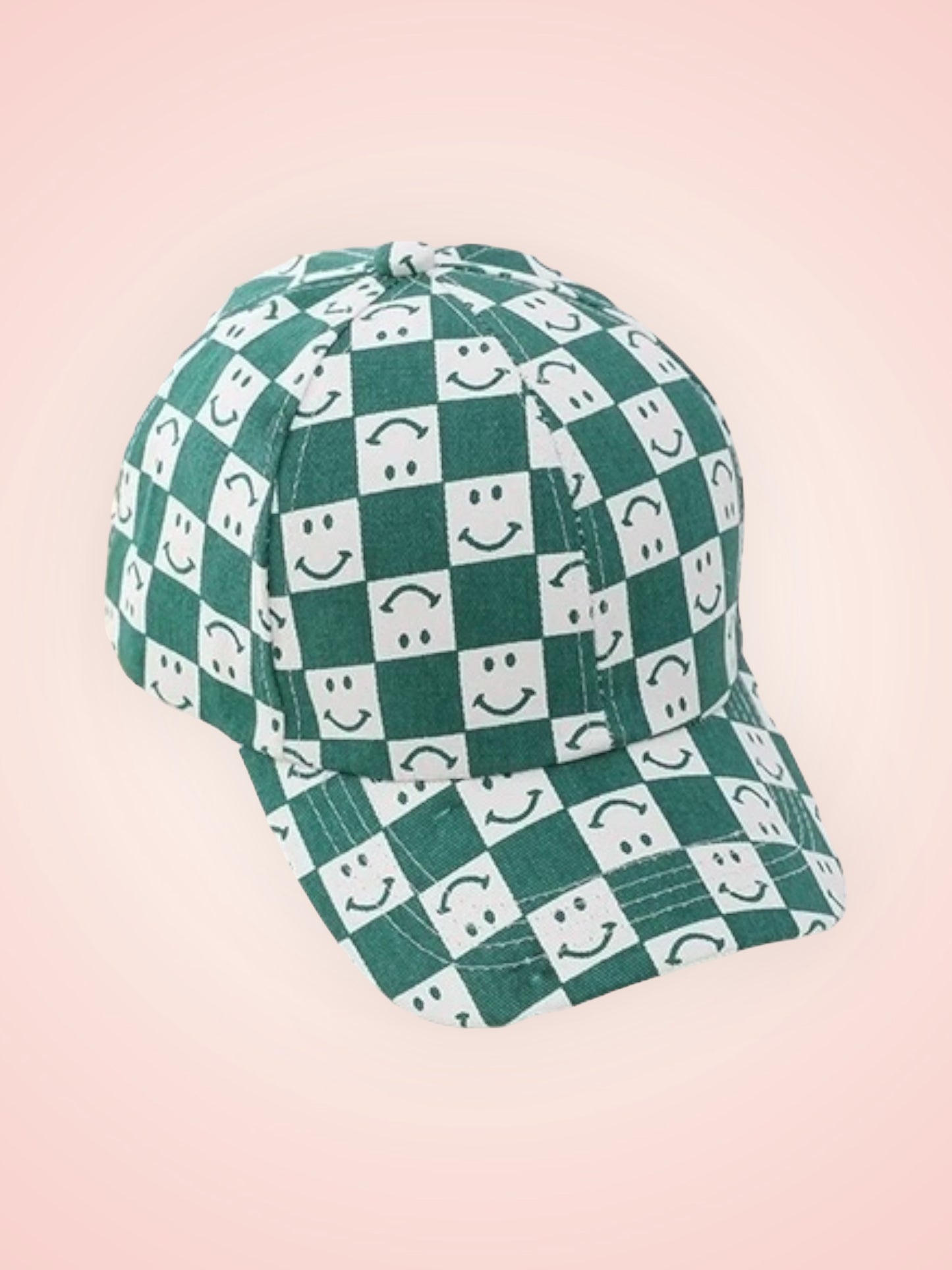 Pooki Smile Checkered Bucket Hat