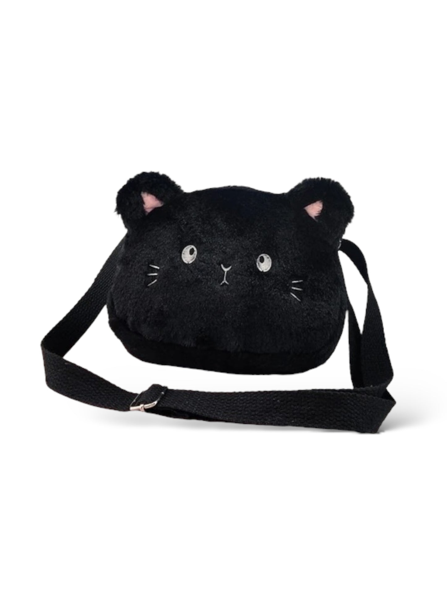 Kawaii Kitty Plush Crossbody Bag