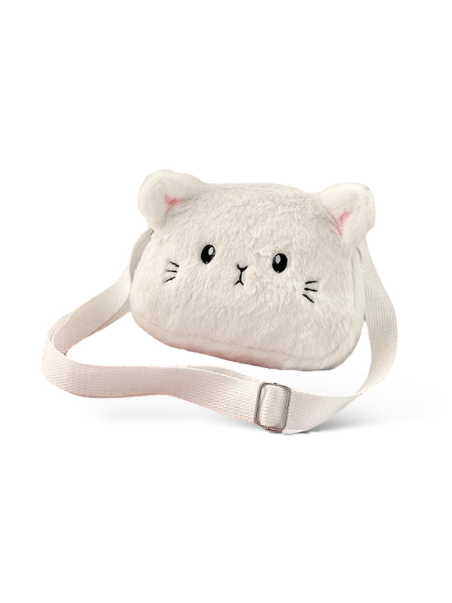 Kawaii Kitty Plush Crossbody Bag