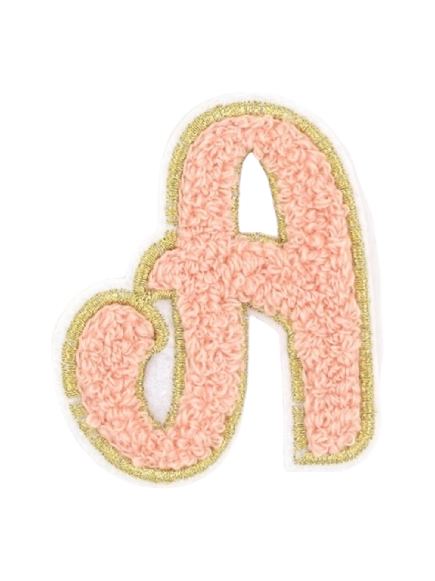 Alpha Chenille Cursive Letter Patches