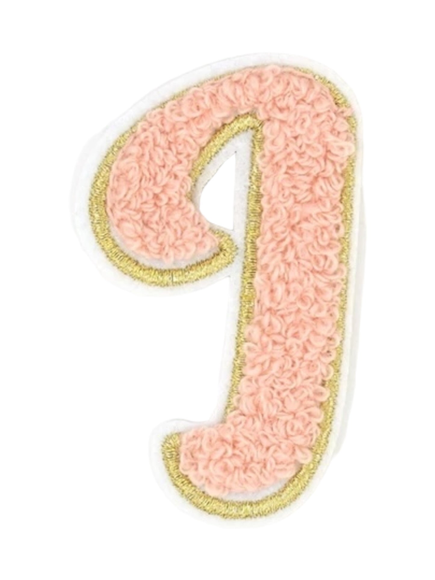 Alpha Chenille Cursive Letter Patches