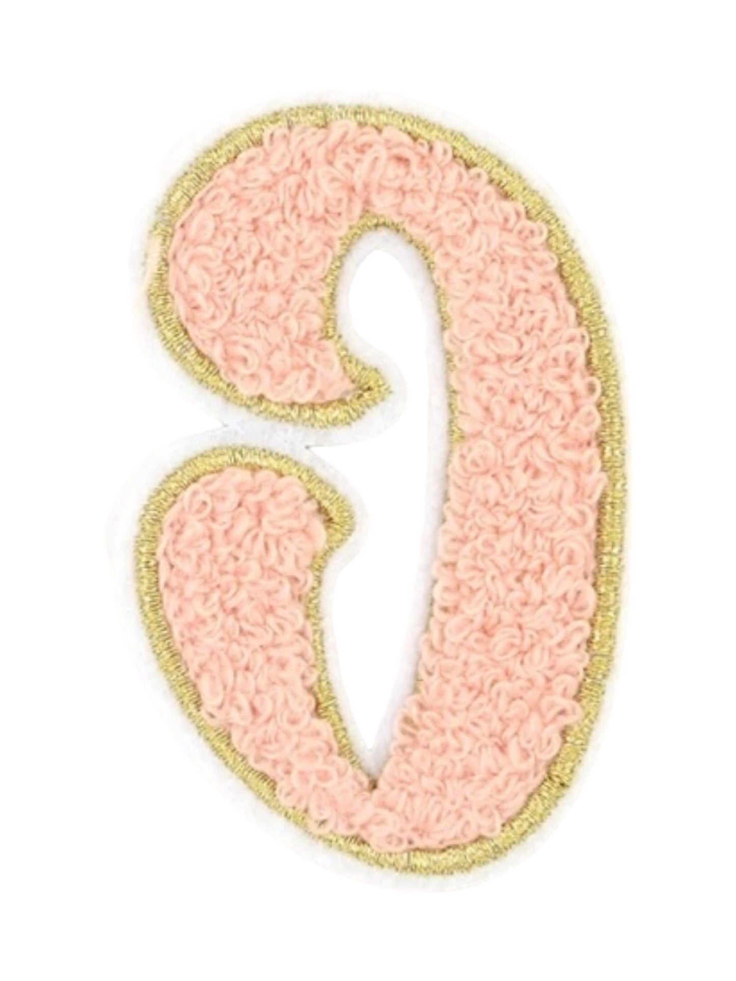 Alpha Chenille Cursive Letter Patches