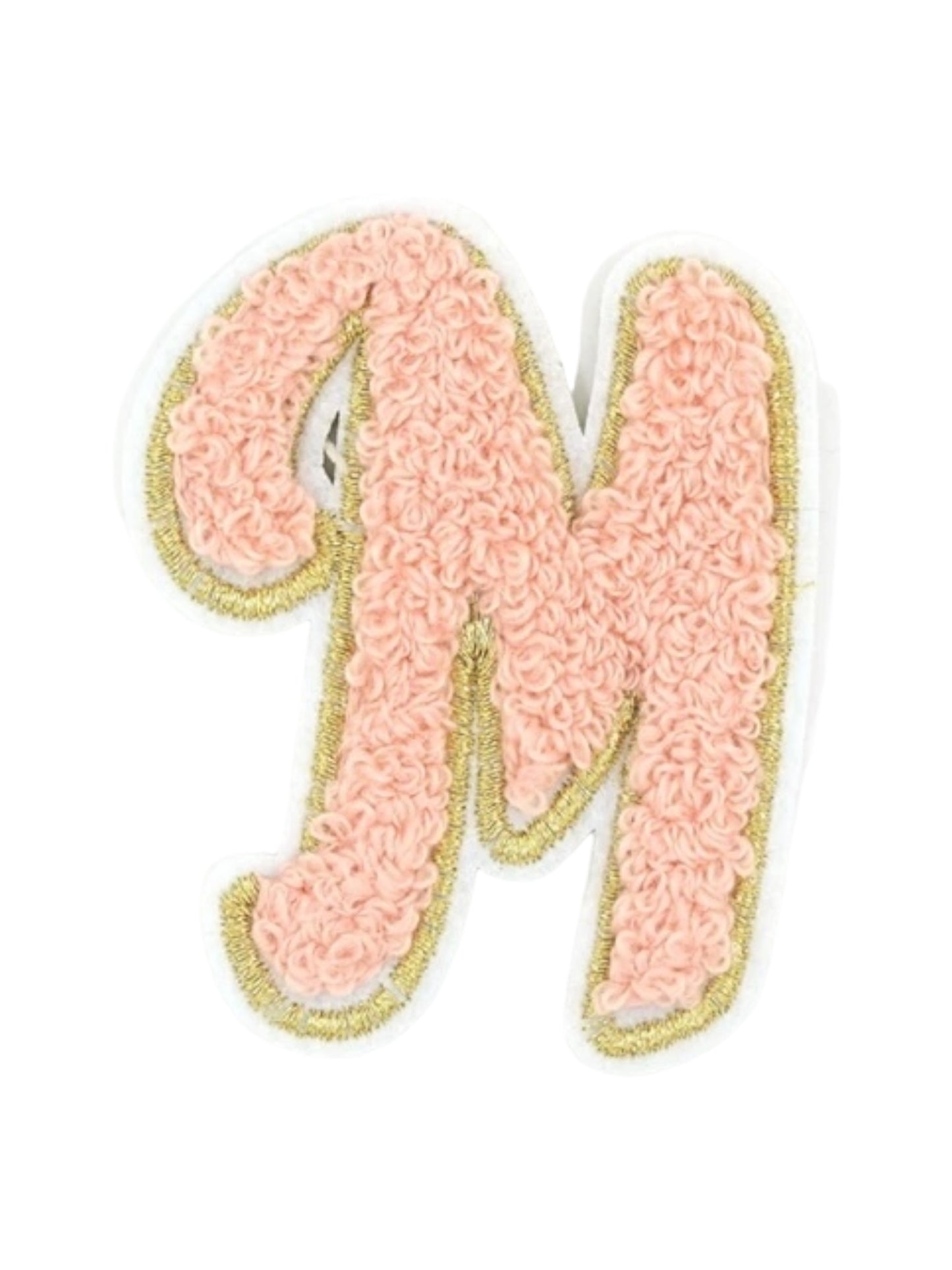 Alpha Chenille Cursive Letter Patches