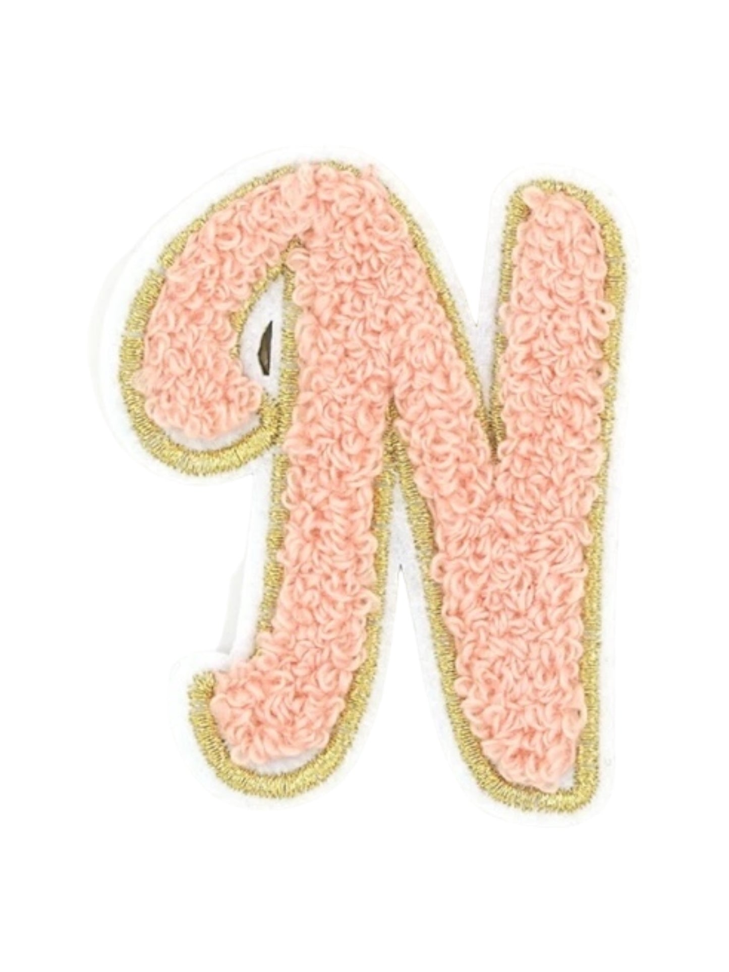 Alpha Chenille Cursive Letter Patches