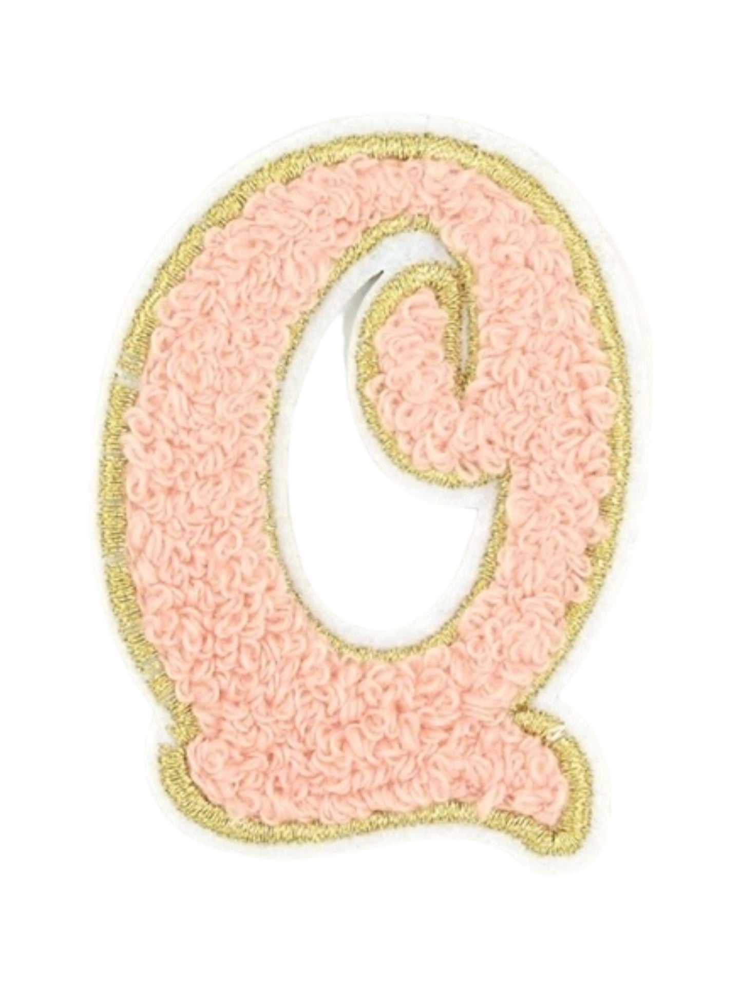 Alpha Chenille Cursive Letter Patches