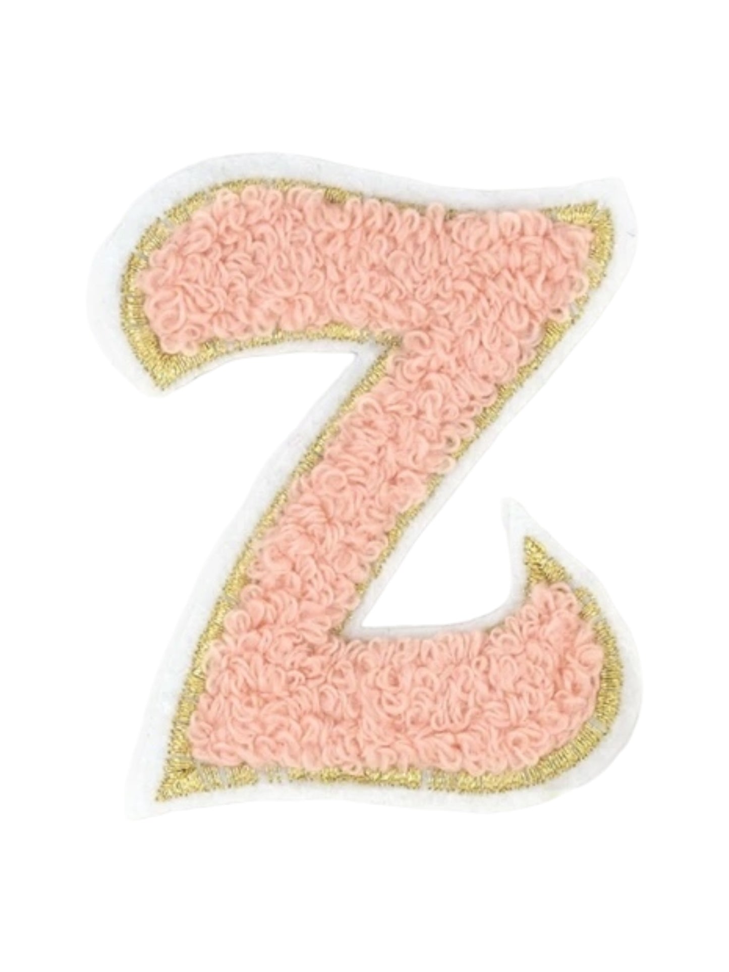 Alpha Chenille Cursive Letter Patches