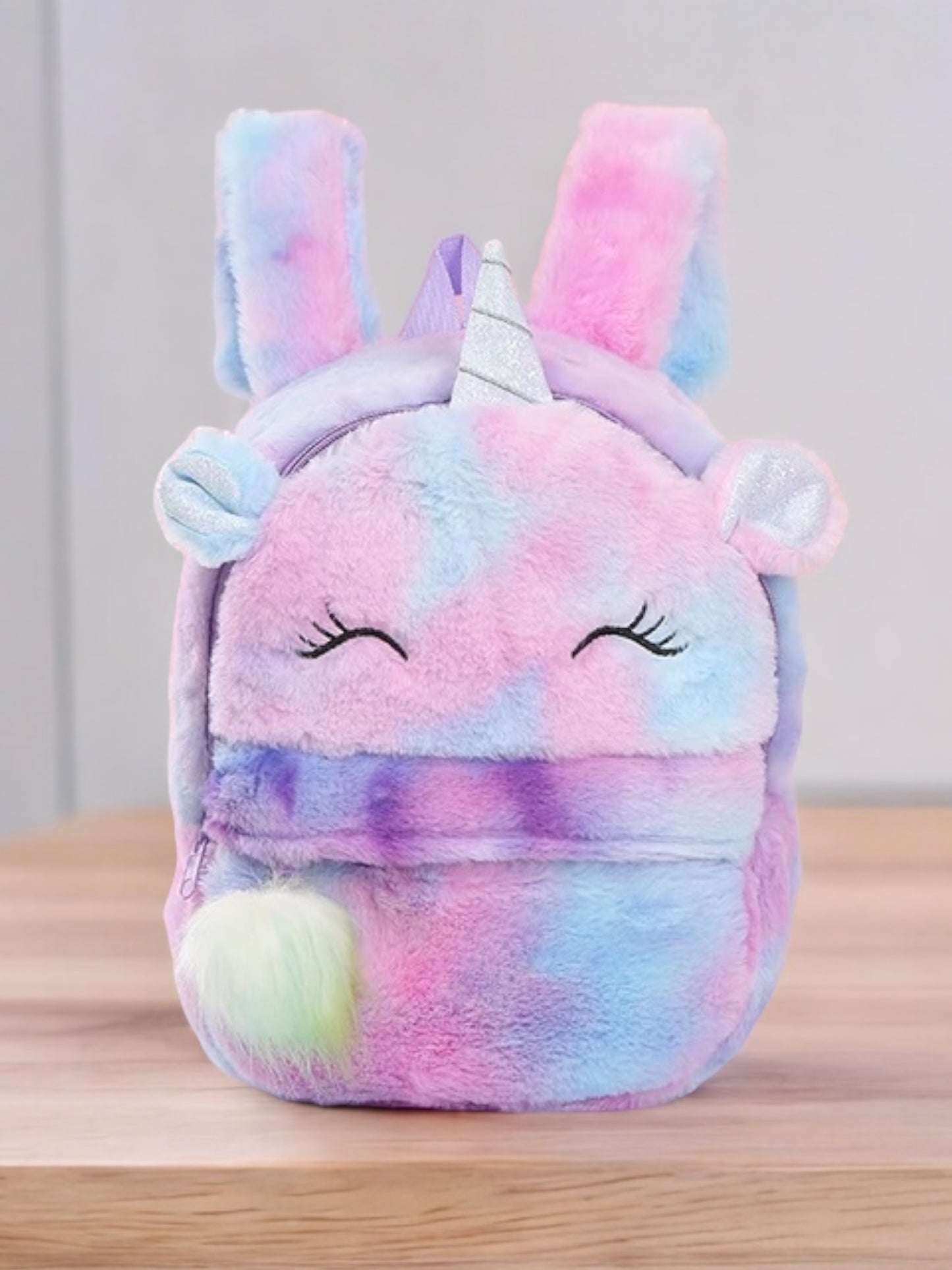 Plush Tye Die Unicorn Backpack