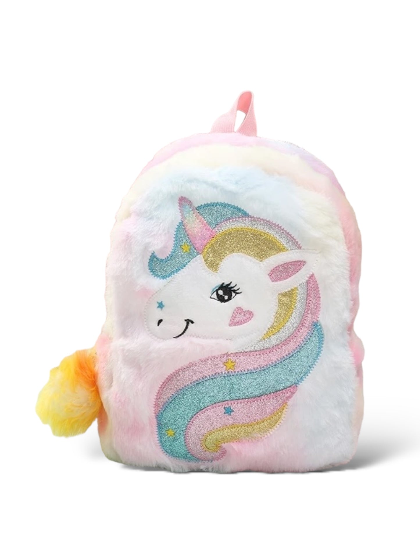 Plush and Glitter Unicorn Backpack