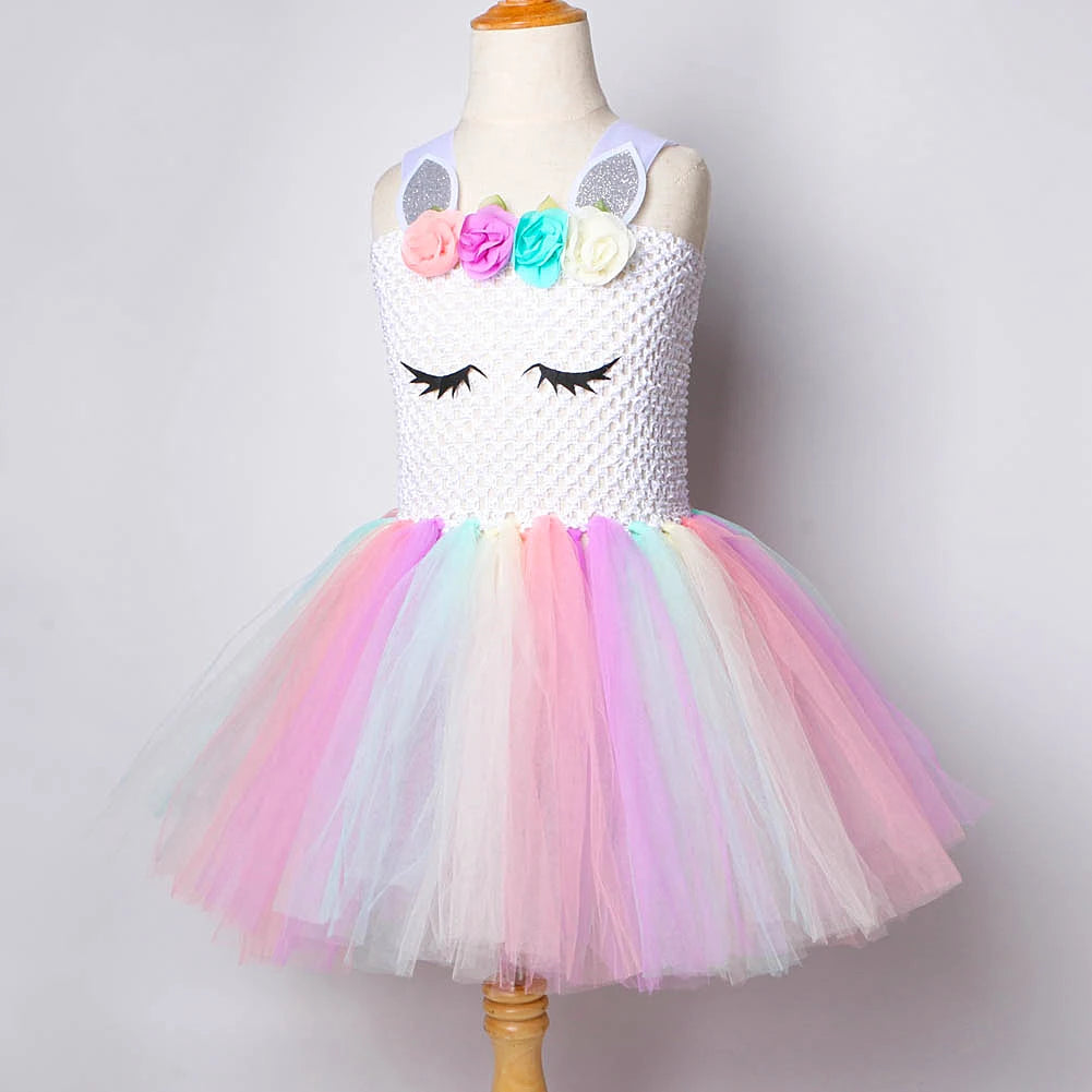 Pastel Unicorn Tutu Dress Cosplay Costume