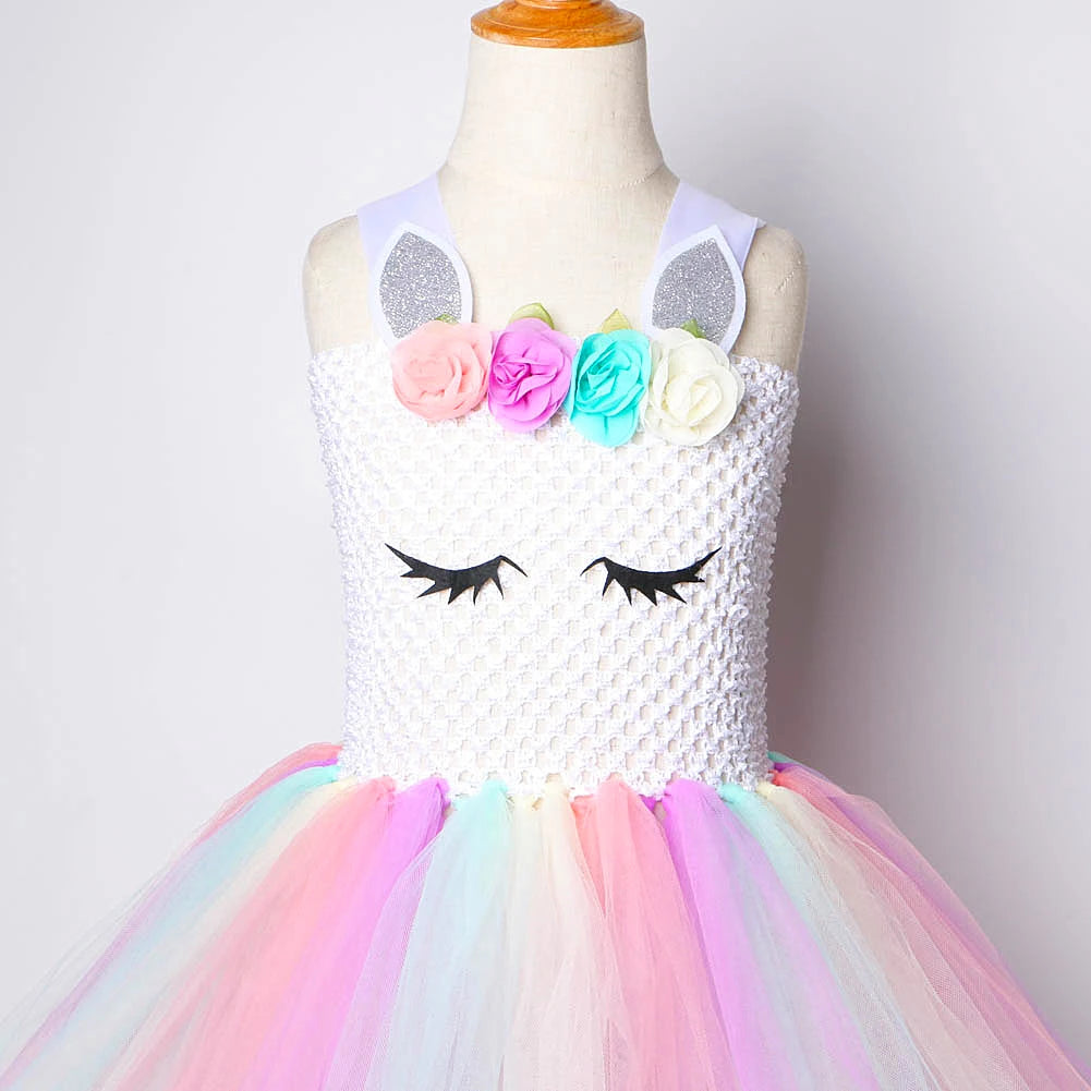 Pastel Unicorn Tutu Dress Cosplay Costume