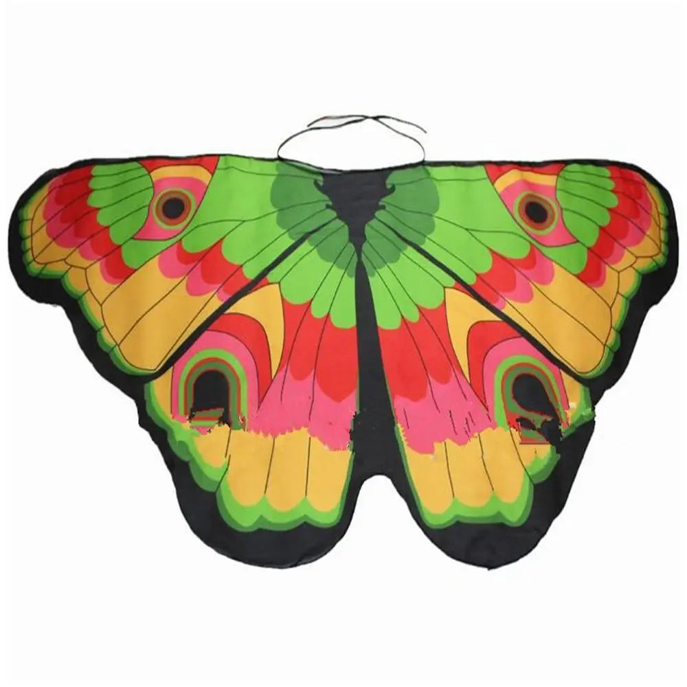 Colorful Butterfly Wings Cosplay Cape