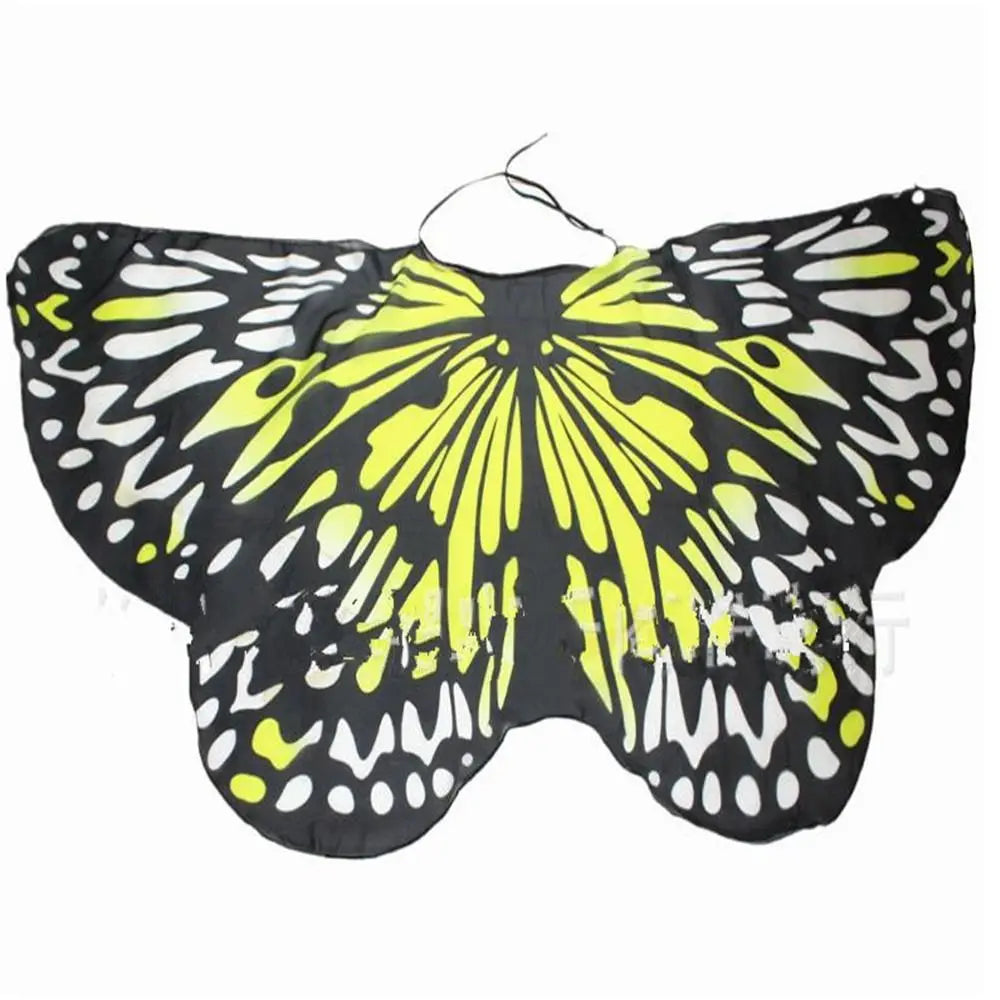 Colorful Butterfly Wings Cosplay Cape